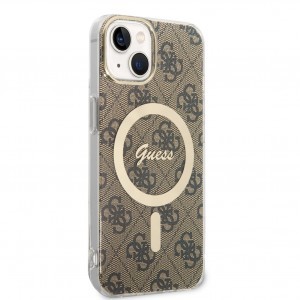 Guess IML 4G MagSafe tok iPhone 13-hoz, Barna