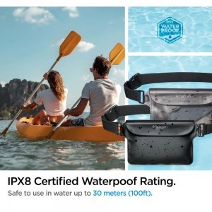 Spigen Aqua Shield A620 vízálló csípőtáska IPX8 - fekete-8