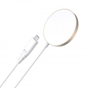 Choetech mágneses vezeték nélküli töltő 15W MagSafe iPhone 12/13/14 arany (T518-F-GO)