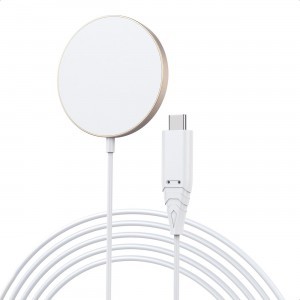 Choetech mágneses vezeték nélküli töltő 15W MagSafe iPhone 12/13/14 arany (T518-F-GO)