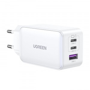 Ugreen CD244 65W USB-A / 2x USB-C GaN gyorstöltő - fehér-9