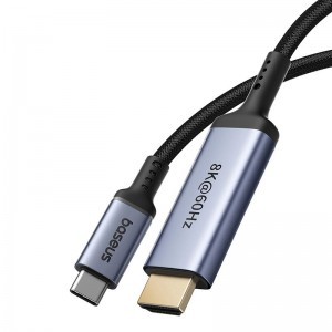 Baseus BS-OH064 8K 60Hz USB-C - HDMI kábel 1,5m - fekete