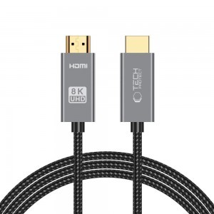 Tech-Protect UltraBoost HDMI 2.1 / HDMI 2.0 4K 120Hz / 8K 60Hz Kábel 2m - Fekete