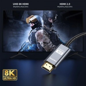 Tech-Protect UltraBoost HDMI 2.1 / HDMI 2.0 4K 120Hz / 8K 60Hz Kábel 2m - Fekete