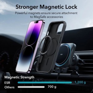 ESR Classic Hybrid HaloLock MagSafe tok iPhone 14 Pro Max - fekete