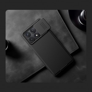 Nillkin CamShield PRO Hard Case tok Xiaomi Poco F6 Pro 5G fekete