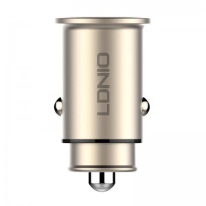 LDNIO C506Q USB, USB-C autós töltő + Lightning kábel