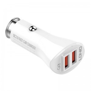 LDNIO C511Q 2USB autós töltő + MicroUSB kábel