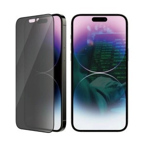 PanzerGlass Ultra-Wide Fit Antibacterial Privacy üvegfólia iPhone 14 Pro Max készülékhez