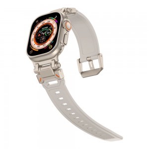 Tech-Protect Delta Pro szíj Apple Watch 4 / 5 / 6 / 7 / 8 / 9 / SE / Ultra 1 / 2 (42/44/45/49 mm) - bézs titánium