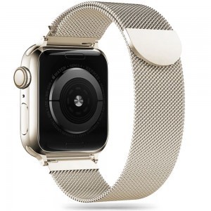 Tech-Protect MilaneseBand Apple Watch 4 / 5 / 6 / 7 / 8 / 9 / SE / Ultra 1 / 2 (42/44/45/49 mm) - bézs