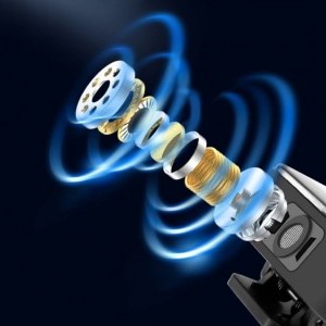 PULUZ vezeték nélküli mikrofon (2 adó + 1 vevő) 3.5mm jack csatlakozással (PU3154B)-6