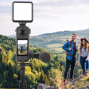 PULUZ műanyag védőkeret adapterrögzítéssel és csavarral Insta360 X4 akciókamerához (PU979B)-4