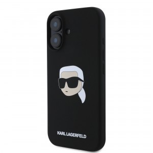 Karl Lagerfeld Liquid Silicone Karl Head MagSafe iPhone 16 tok,