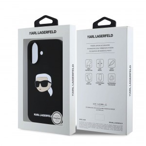 Karl Lagerfeld Liquid Silicone Karl Head MagSafe iPhone 16 tok,