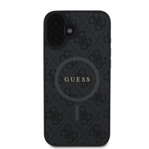 Guess PU Leather 4G Colored Ring MagSafe iPhone 16 Plus tok