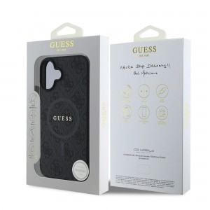 Guess PU Leather 4G Colored Ring MagSafe iPhone 16 Plus tok