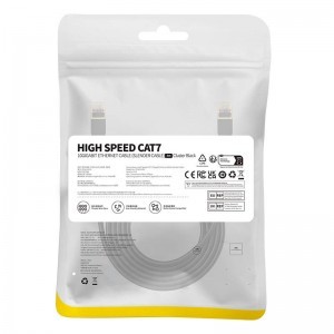 Baseus Cat 7 10Gb Ethernet RJ45 kábel 3m fekete