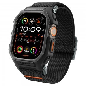 Spigen Lite Fit Pro tok szíjjal Apple Watch Ultra 1 / 2 (49 mm) - matt fekete