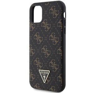 Original Case GUESS hardcase 4G Triangle Metal Logo GUHCN61PG4GPK iPhone 11 tok fekete