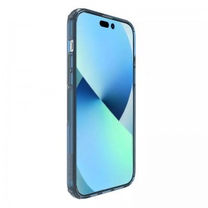 Nillkin Nature Pro Magnetic TPU tok iPhone 15 transparent-blue