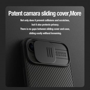 Nillkin CamShield Pro Mágneses tok iPhone 15-höz kék