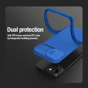 Nillkin CamShield Pro Mágneses tok iPhone 15-höz kék