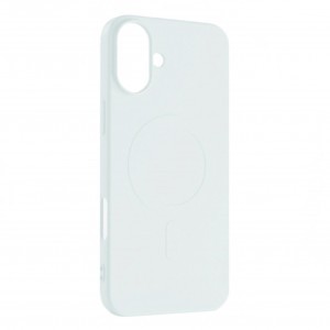 Liquid Silicone Case MagSafe iPhone 16 tok - fehér