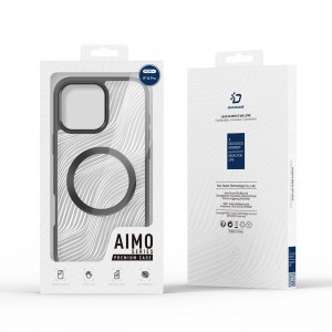 Dux Ducis Aimo Mag tok MagSafe funkcióval iPhone 16 Pro-hoz - fekete