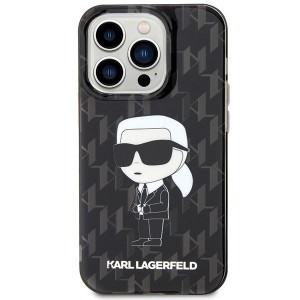 Karl Lagerfeld Monogram Ikonik tok iPhone 15 Pro - átlátszó