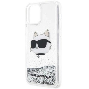 Karl Lagerfeld KLHCP12MLNHCCS iPhone 12/ 12 Pro 6.1" silver/silver hardcase Glitter Choupette Head