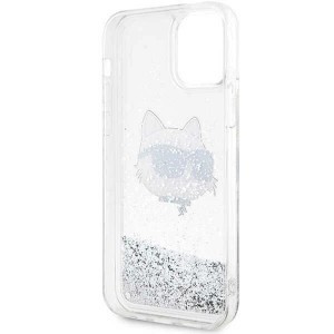 Karl Lagerfeld KLHCP12MLNHCCS iPhone 12/ 12 Pro 6.1" silver/silver hardcase Glitter Choupette Head