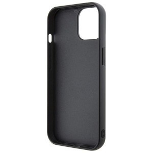 Karl Lagerfeld 3D Rubber Multi Logo tok iPhone 15 - fekete