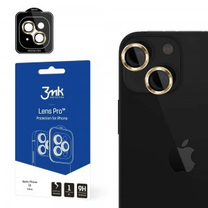 Apple iPhone 15 - 3mk Lens Protection Pro Sárga üvegfólia