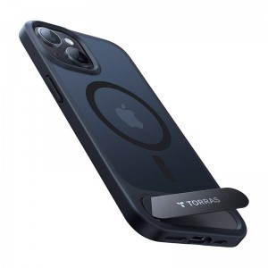 Torras UPRO Pstand tok iPhone 15 Pro Max (fekete)