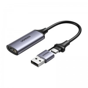 HDMI Rögzítőkártya / Grabber Ugreen CM489, 4K 60Hz, USB + USB-C-0