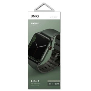 Uniq Linus szíj Apple Watch 1/2/3/4/5/6/7/8/SE/SE2/Ultra 42/44/45/49mm - zöld