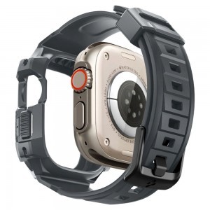 Spigen Rugged Armor Pro tok Apple Watch Ultra 1/2 (49 mm) - Sötétszürke