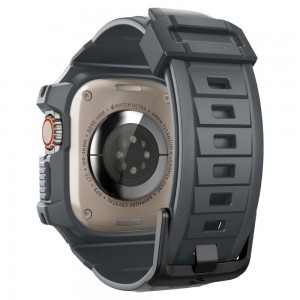 Spigen Rugged Armor Pro tok Apple Watch Ultra 1/2 (49 mm) - Sötétszürke