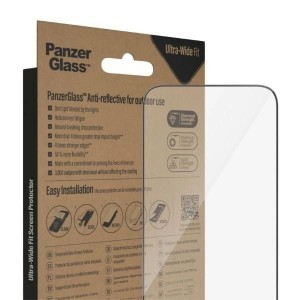 PanzerGlass Ultra-Wide Fit antibakteriális edzett üvegfólia tükröződésmentes réteggel és pozicionálóval iPhone 14 Pro Max készülékhez Üvegfólia