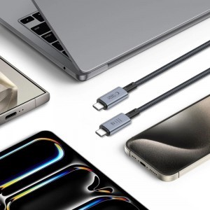 Tech-Protect UltraBoost Max USB-C 4.0 / USB-C 4.0 PD 240W 8K 40Gbps 2m kábel - szürke-4