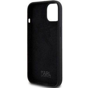 Karl Lagerfeld Szilikon Karl Script tok iPhone 15 - fekete