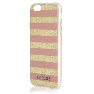 Guess GUHCP6STGPI iPhone 6/6S pink hardcase Ethnic Chic Stripes 3D tok