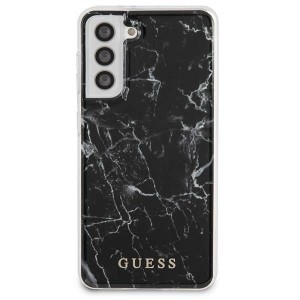 Guess GUHCS21MPCUMABK S21+ G996 fekete/fekete kemény tok Márvány