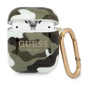 Guess GUA2UCAMA AirPods tok green/khaki Camo Collection