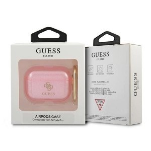 Guess GUAPUCG4GP AirPods Pro tok pink/pink Glitter Collection