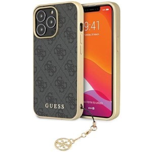 Guess 4G Charms kollekció tok iPhone 14 Pro Max - szürke