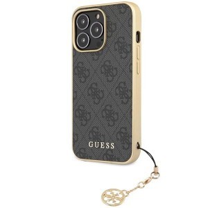 Guess 4G Charms kollekció tok iPhone 14 Pro Max - szürke