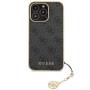 Guess 4G Charms kollekció tok iPhone 14 Pro Max - szürke