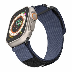 Nylon hurok Apple Watch 38/40/41-hez, 4-es dizájn, tengerészkék